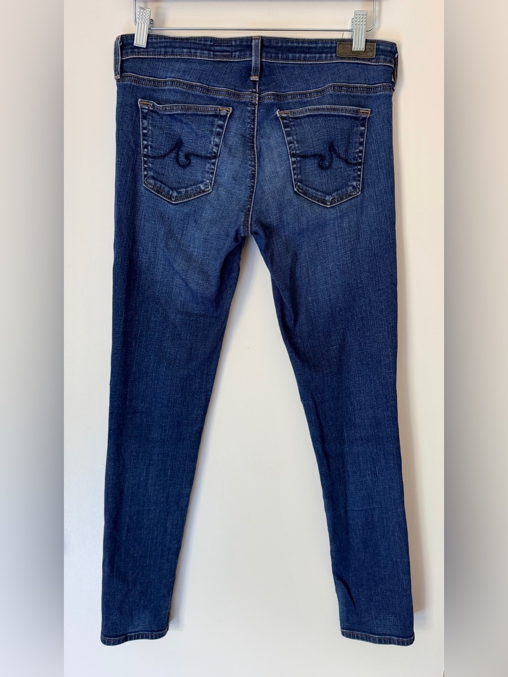 AG Adriano Goldschmied The Legging Ankle Jeans – Size 28R, Dark Wash